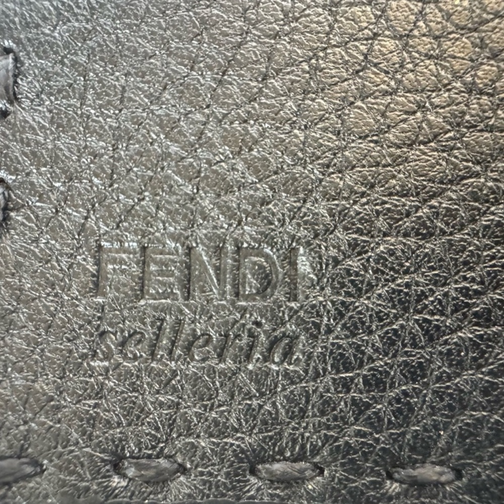 Authentic Fendi Textured Black Leather Wallet - Picture 5 of 10